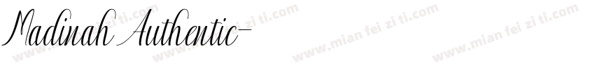 Madinah Authentic字体转换